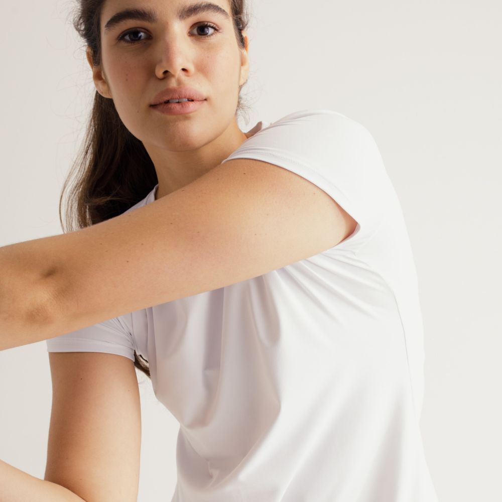 Blusa T-Shirt Sportee Feminina Branca